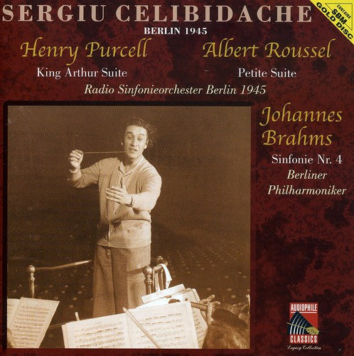 Brahms / Celibidache / Berlin Phil Orch: Brahms: Sym No 1 / Purcell: King Arthur Ste - Record