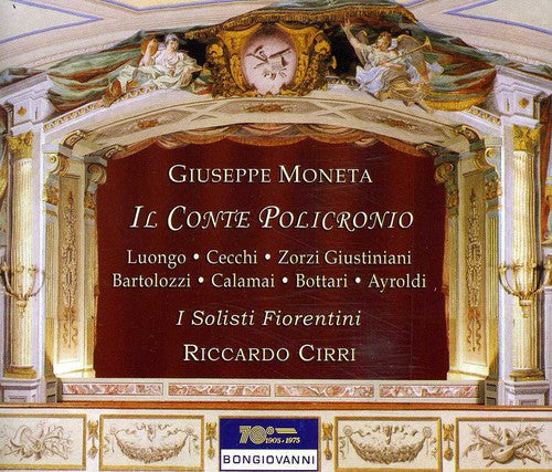 Riccardo Cirri: Il Conte Policronio Farsa in Prosa Con Musica - Record