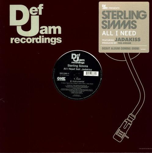 Sterling Simms- All I Need { VINYL LP }