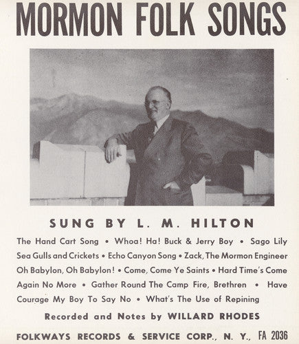 L.M. Hilton: Mormon Folk Songs - Record