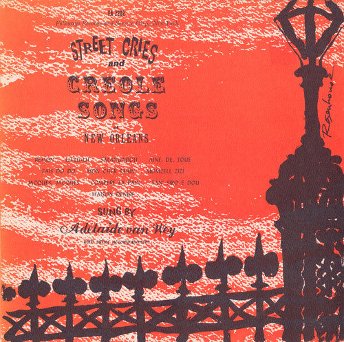 Adelaide Van Wey: Street Cries and Creole Songs of New Orleans - Record