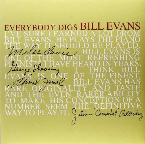 Bill Evans: Everybody Digs Bill Evans - VINYL
