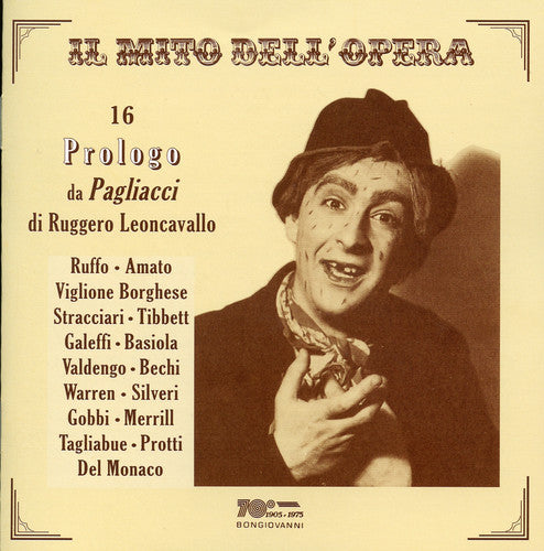 R. Leoncavallo: 16 Prologo Da Pagliacci Di Leoncavallo - Record