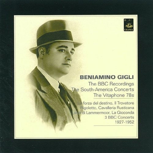 Various Artists: Beniamino Gigli: BBC Recordings / Various - Record