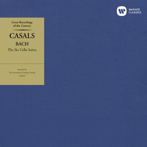 Pablo Casals: J.S.Bach: Unacconpanied Cello Suites - Record