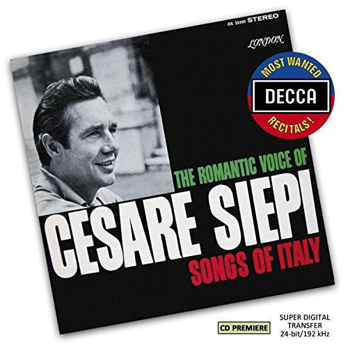 Cesare Siepi: Most Wanted Recitals: The Romantic Voice of Cesare - Record