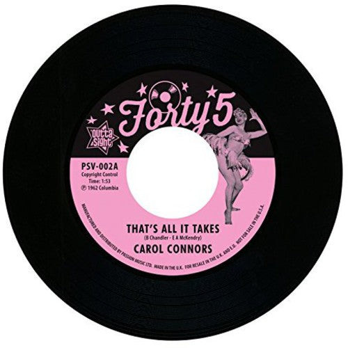 Carol Connors: That's All It Takes/I Wanna Know - 7-INCH SINGLE