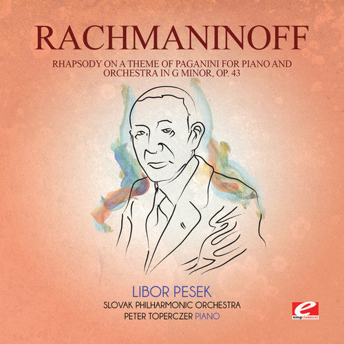 Rachmaninoff: Rhapsody on Theme Paganini Piano & Orch G Min - Record