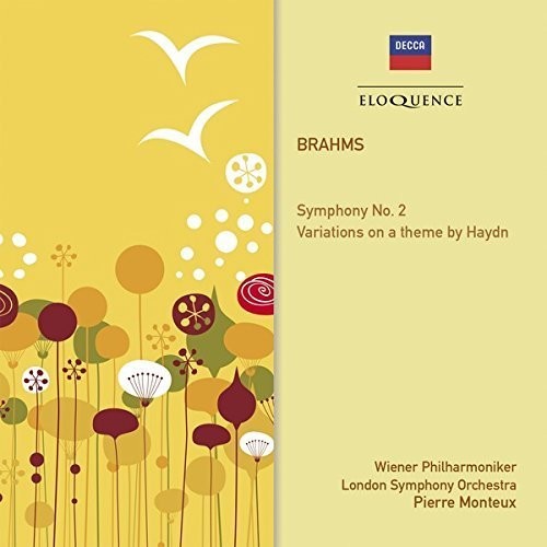 Pierre Monteux: Brahms: Sym 2 Variations on a Theme By Haydn - Record
