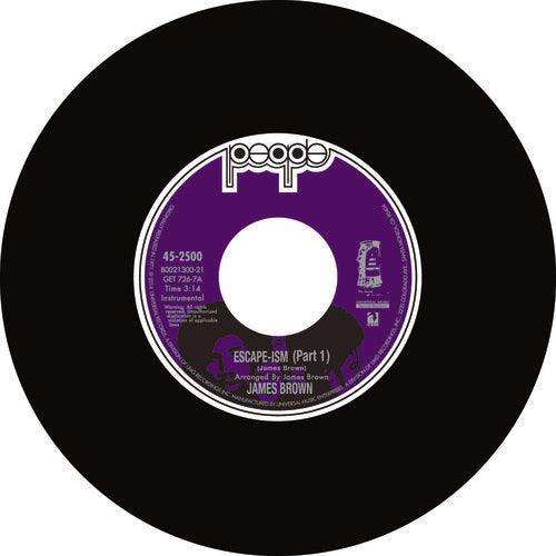 James Brown: Escape-Ism PTS. 1 & 2 - 7-INCH SINGLE