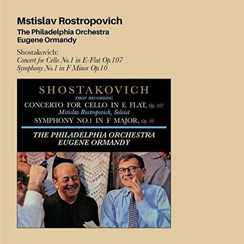 Mstislav Rostropovich: Philadelphia Orchestra Eugene Ormandy + 4 Bonus - Record