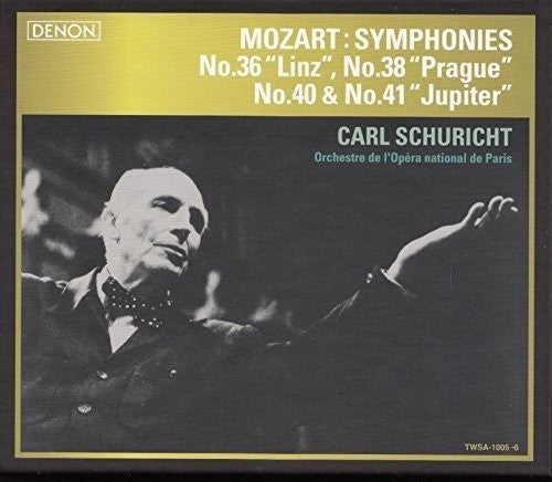 Mozart / Schuricht, Carl: Mozart: Symphonies 36 Linz / 38 Prague / 40&41 - SUPER-AUDIO CD