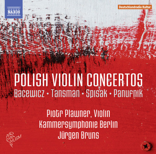 Bacewicz / Tansman / Piotr Plawner: Polish Violin Concertos - Record
