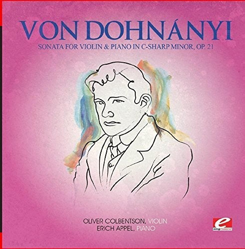 Von Dohnanyi: Sonata Viol & Piano C-Sharp Min 21 - Record