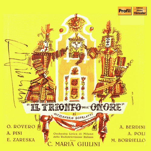 Scarlatti / Orchestra Lirica Di Milano: Alessandro Scarlatti: Il Trionfo Dell'Onore - Record