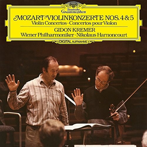 Mozart / Kremer / Wiener Philharmoniker / Harnocou: Violin Concertos No 4 & 5 - Record