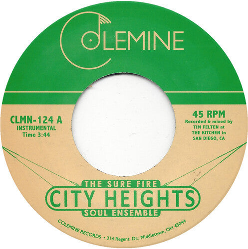 Sure Fire Soul Ensemble- City Heights / Strollin' Adams { VINYL LP }