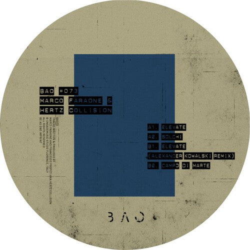 Faraone, Marco & Collision, Hertz: Elevate - 12-INCH SINGLE