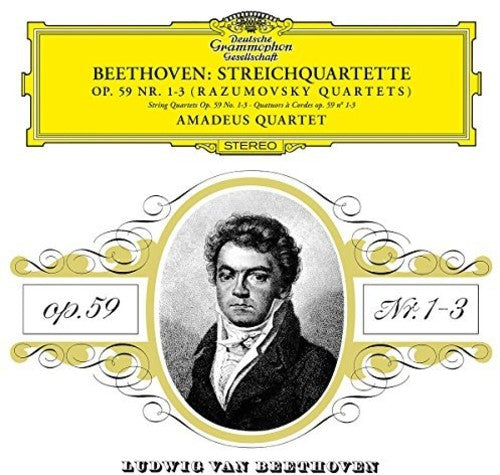 Beethoven / Amadeus Quartet: String Quartet No 7 in F Op 59 No 1 - Record