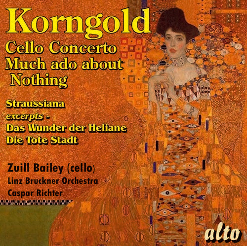 Linz Bruckner Orchestra / Richter, Caspar: Korngold: Cello Concerto Much Ado About Nothing Suite Straussiana & Mo - Record
