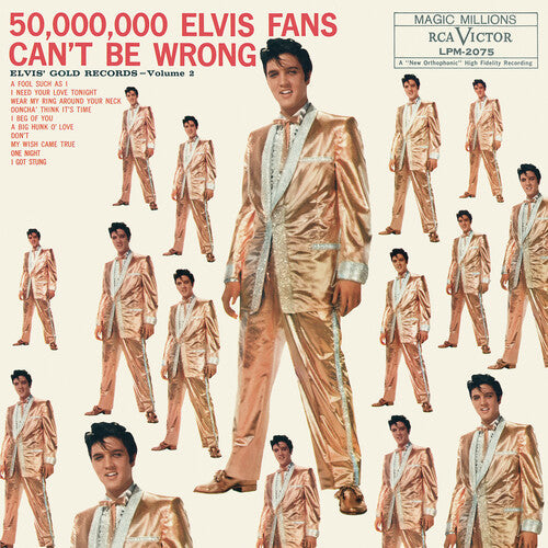 Elvis Presley: 50,000,000 Elvis Fans Can't Be Wrong: Elvis' Gold Records Volume 2 - VINYL