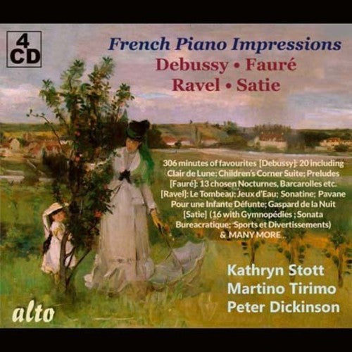 Stott, Kathryn / Tirimo, Martino / Dickinson, Peter: French Piano Impressions / Debussy - Faure - Ravel - Satie - Record