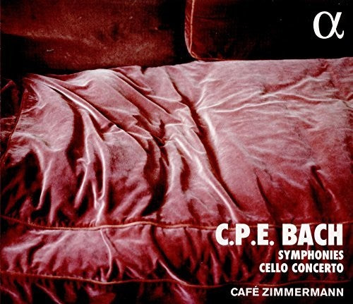 Bach, C.P.E. / Zimmermann: Symphonies & Cello Concerto - Record