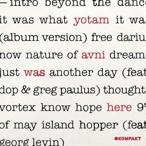 Yotam Avni: Was Here - Record