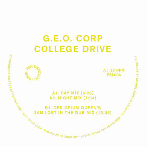 G.E.O Corp: College Drive - 12-INCH SINGLE