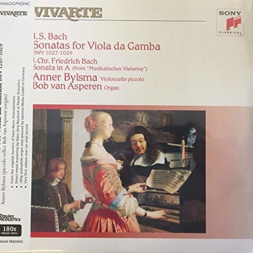 Anner Bylsma & Bob Van Asperen: Sonatas For Viola Da Gamba & Sonata In A (J.S. Bach & J.C.F. Bach) - Record