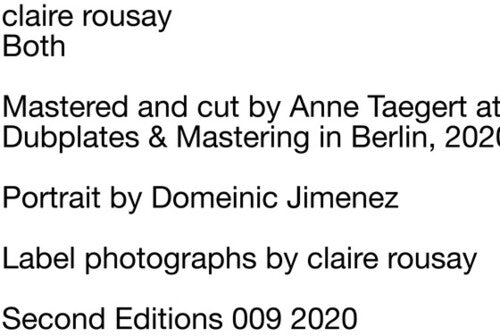 Rousay, Claire: Both - Record