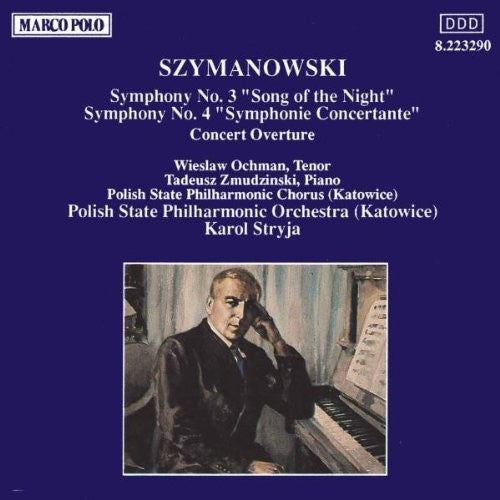 Szymanowski: Symphonies 3 & 4 - Record