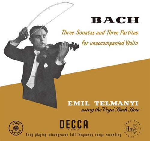 Emil Talmanyi: Three Sonatas & Three Partitas For Unaccompanied Violin (J.S. Bach) - Record