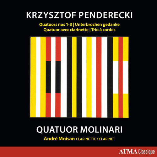 Penderecki / Quatuor Molinari / Moisan: Quatuors 1-3 - Record