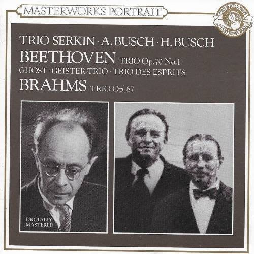 Brahms / Beethoven / Busch: Trio Op 70 No 1 - Record