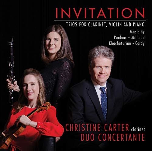 Carter, Christine & Duo Concertante: Invitation: Trios for Carinet Violin & Piano - Record