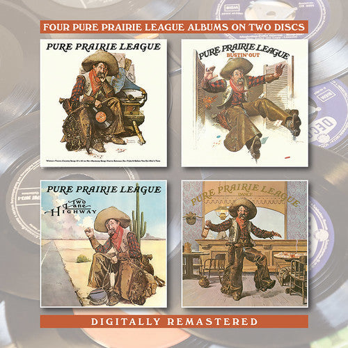 Pure Prairie League: Pure Prairie League / Bustin Out / Two Lane Highway / Dance - Record