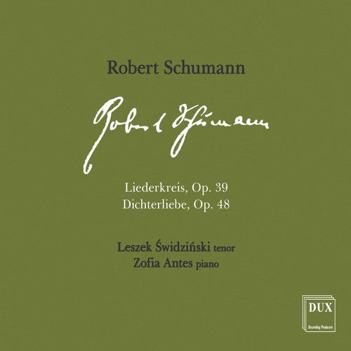 Schumann / Swidzinski / Antes: Liederkreis / Dichterliebe - Record