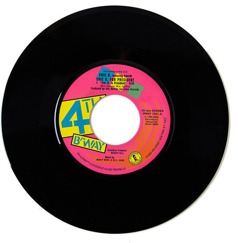 Eric B & Rakim: Eric B For President - 7-INCH SINGLE