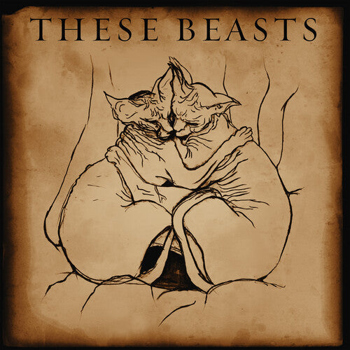 These Beasts: These Beasts (Clear Oxblood Aqua Splatter) - VINYL