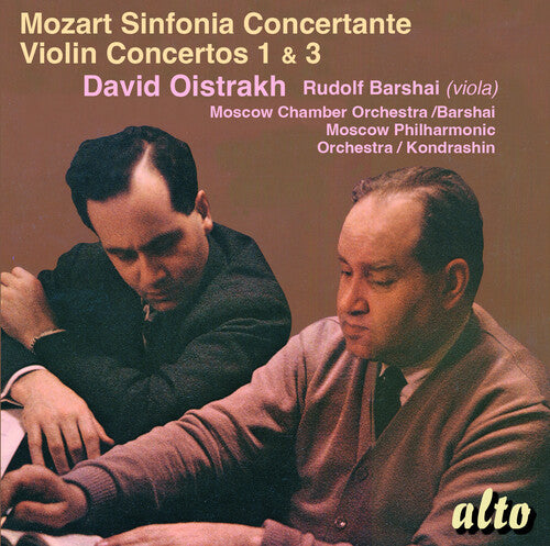 David Oistrakh: Mozart: Sinfonia Concertante K. 364; Violin Cons No. 1, K. 207 - Record