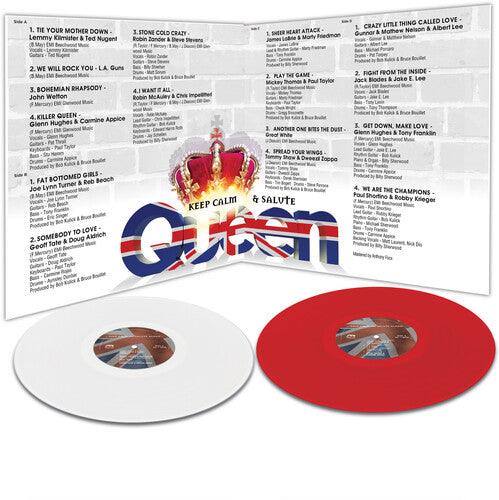 Various Artists- [Keep Calm & Salute Queen - red/white (Various Artists) { VINYL LP }