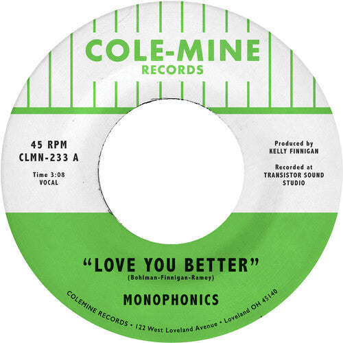Monophonics: Love You Better / The Shape Of My Teardrops - 7-INCH SINGLE