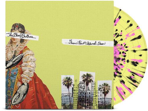 The Blood Brothers- Burn, Piano Island, Burn (Deluxe Ed.) Yellow w/Pink & Black Splatter { VINYL LP }