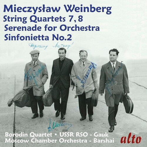 Borodin Quartet: Mieczyslaw Weinberg: String Quartets Nos. 7 & 8, Serenade Op. 47/4 - Record