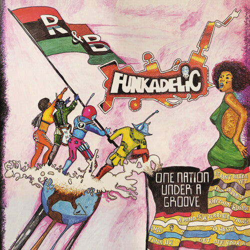 Funkadelic: One Nation Under A Groove - Red & Green Colored Vinyl with Bonus 12-Inch - VINYL
