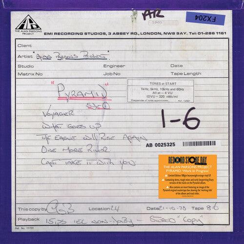 Alan Parsons Project- Pyramid 'work In Progress' -RSD24 { VINYL LP }