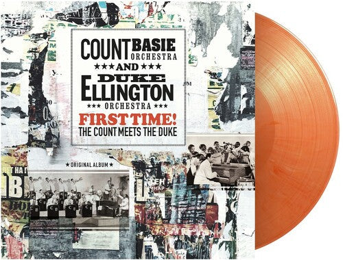 Ellington, Duke / Basie, Count: First Time! The Count Meets The Duke - Ltd Orange & White Vinyl - VINYL