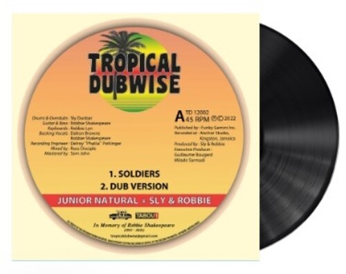 Junior Natural + Sly & Robbie: SOLDIERS - VINYL
