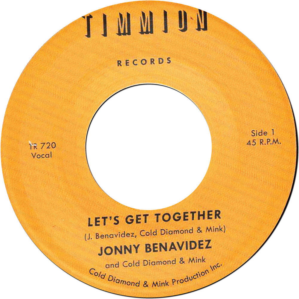 Jonny Benavidez & Cold Diamond & Mink- Let's Get Together { VINYL LP }